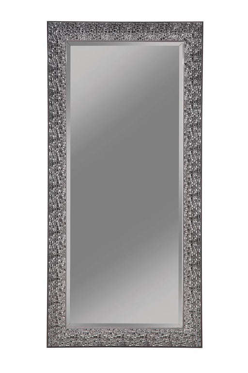 transitional-black-mosaic-rectangular-mirror