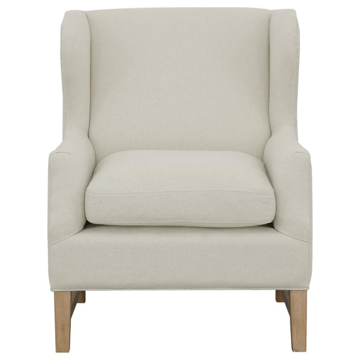 Fleur Wing Back Accent Chair Cream