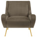 ricci-upholstered-saddle-arms-accent-chair-truffle-and-gold