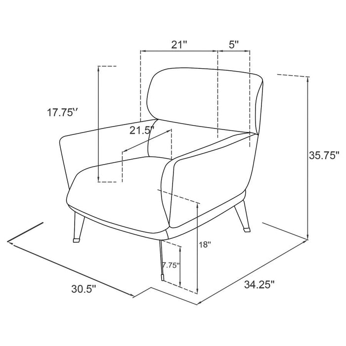 Andrea Accent Chair GREY