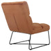 lux-armless-upholstered-accent-chair-burnt-orange