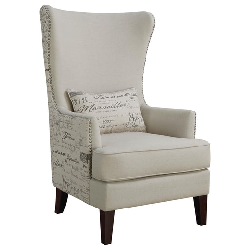 traditional-cream-accent-chair