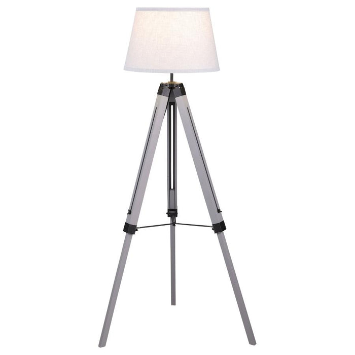 Floor Lamp Black Silver