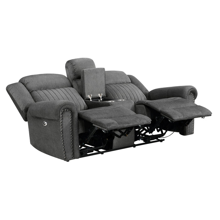 Brennen Recliner Loveseat CHARCOAL