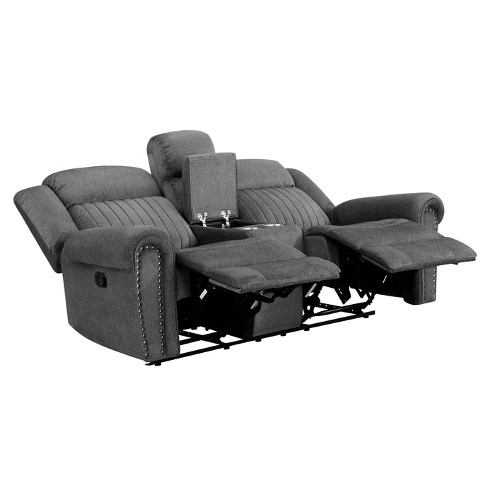 Brennen Recliner Loveseat CHARCOAL