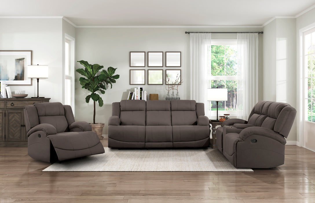 Camryn Recliner Loveseat CHOCOLATE