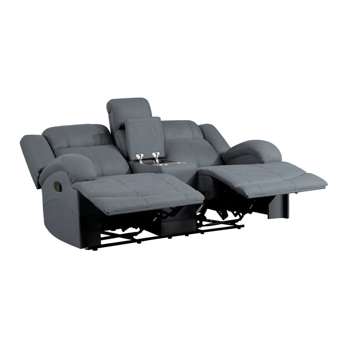 Camryn Recliner Loveseat GRAPHITE BLUE