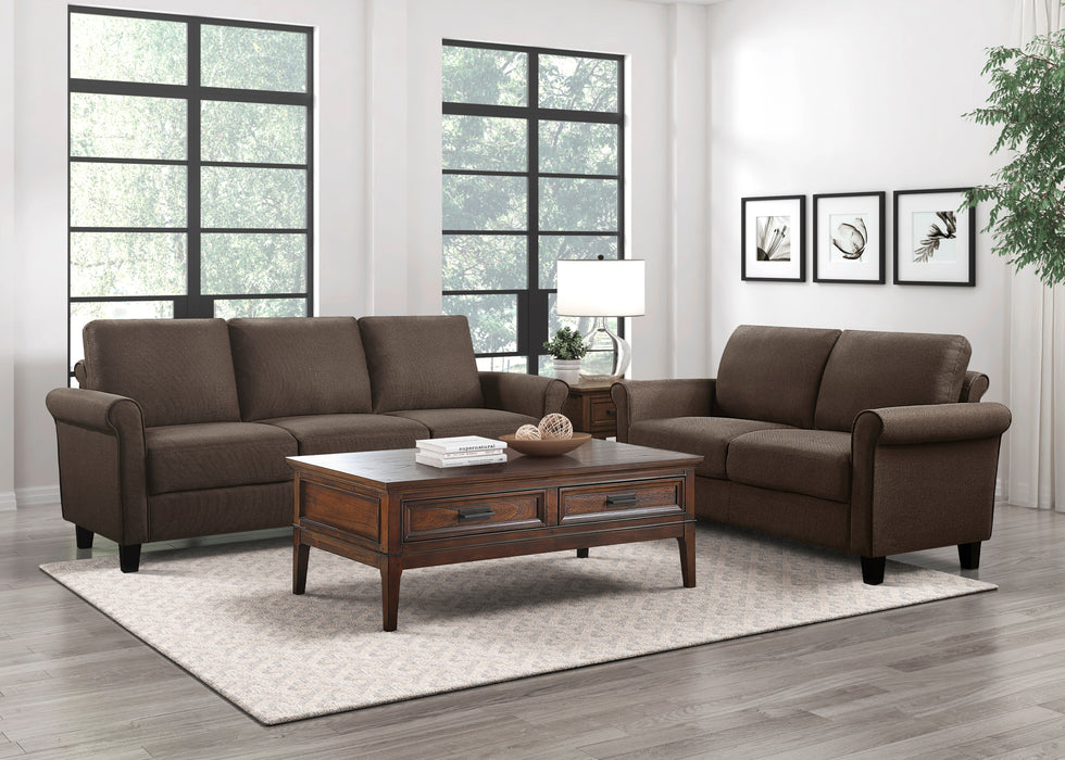 Kenmare Loveseat CHOCOLATE