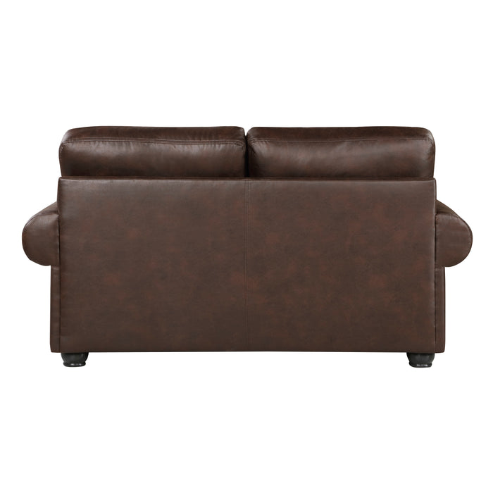 Franklin Loveseat DARK BROWN