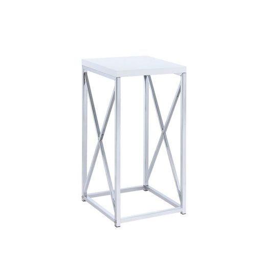 edmund-accent-table-with-x-cross-glossy-white-and-chrome