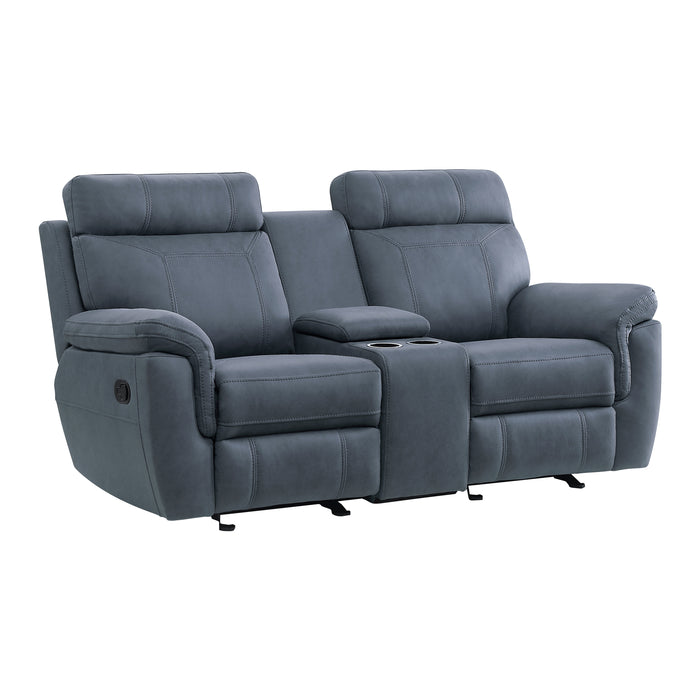 Clifton Recliner Loveseat BLUE