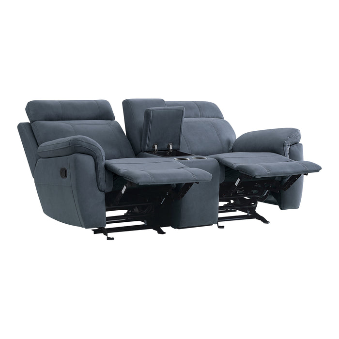 Clifton Recliner Loveseat BLUE