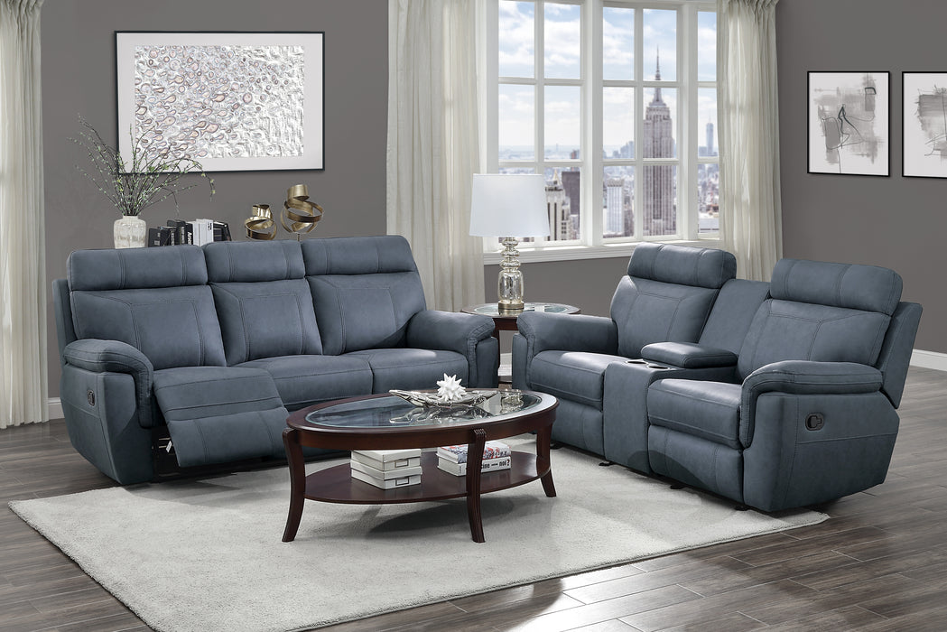 Clifton Recliner Loveseat BLUE