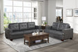 hinsall-loveseat-brown-vinyl