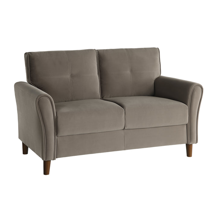 Dunleith Loveseat BROWN