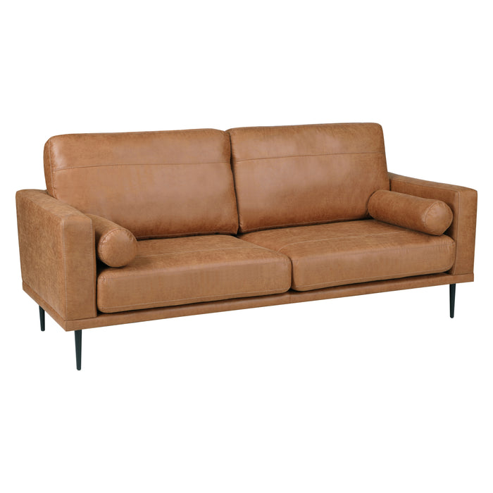 Westcliffe Sofa BROWN MICROFIBER