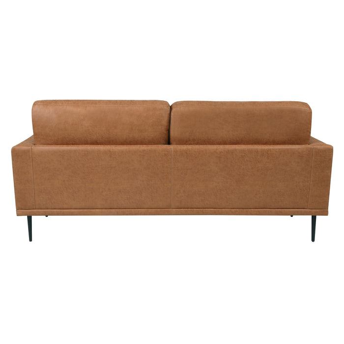 Westcliffe Sofa BROWN MICROFIBER