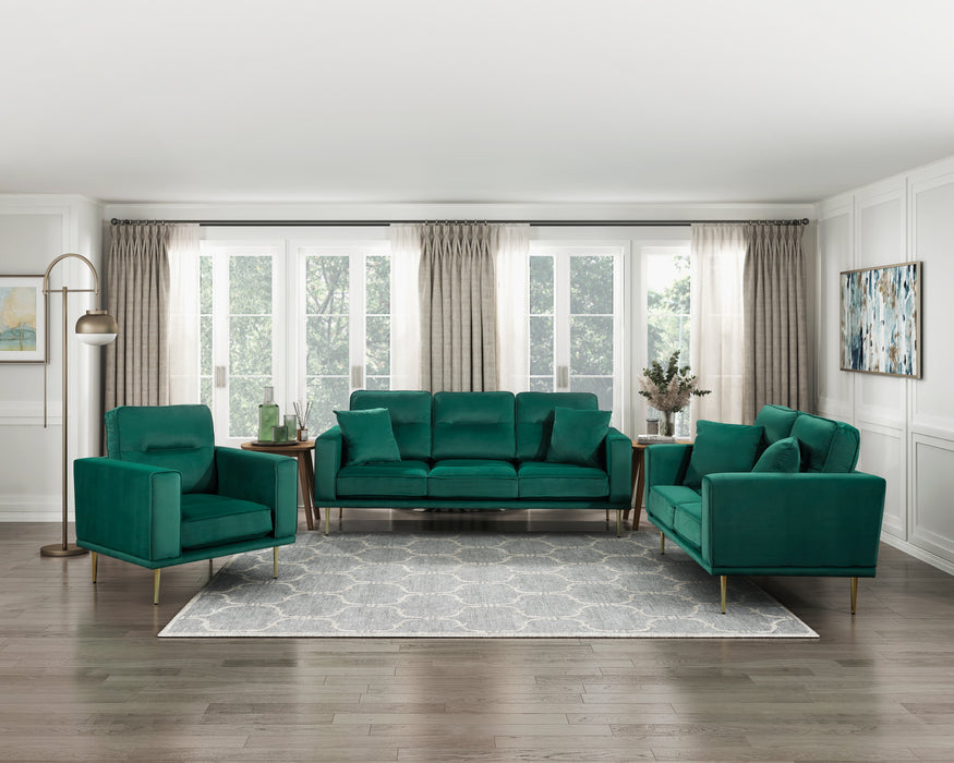 # Violetta Sofa GREEN VELVET