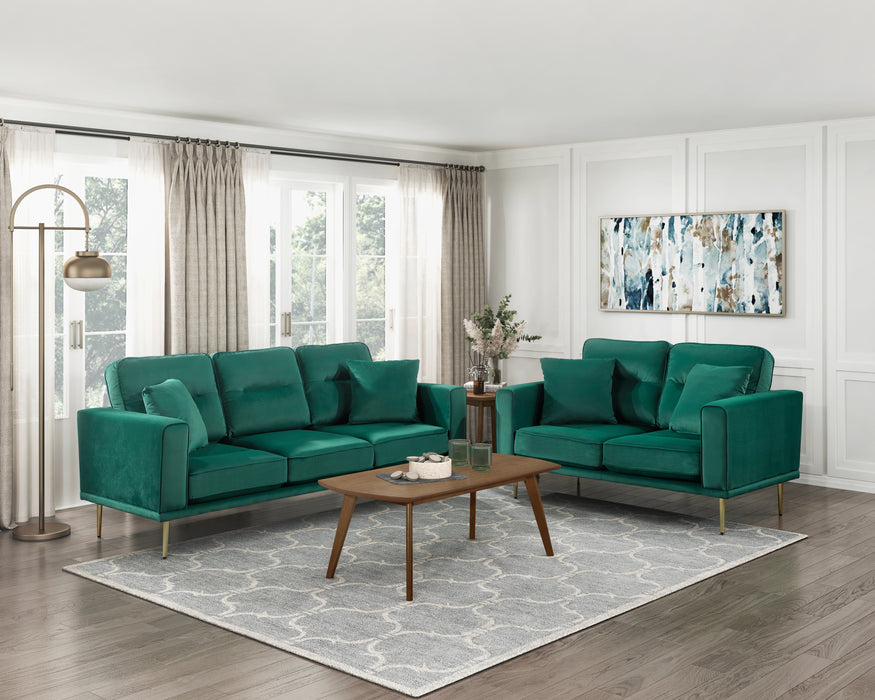 # Violetta Sofa GREEN VELVET