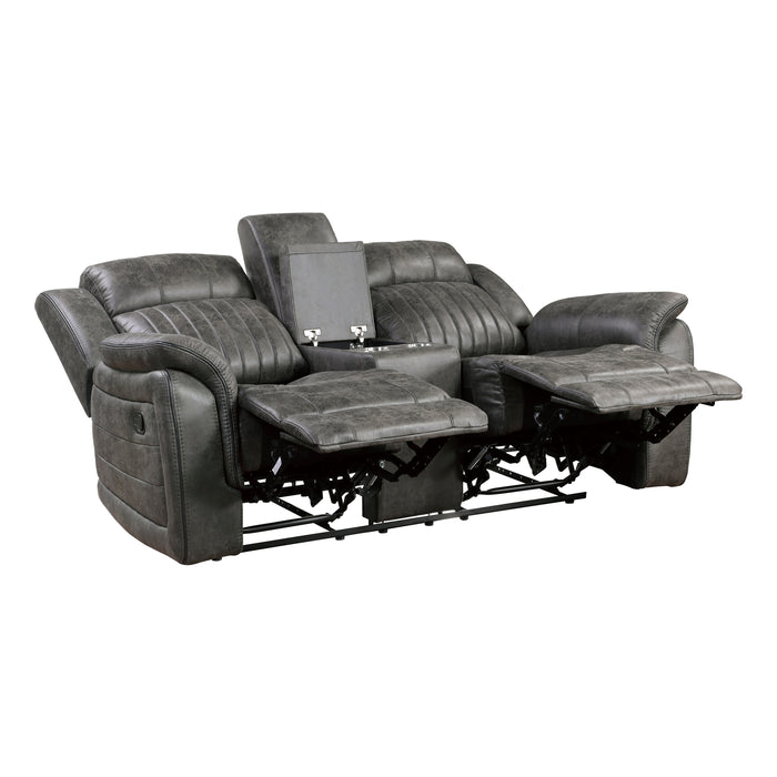 Centeroak Recliner Loveseat GREY