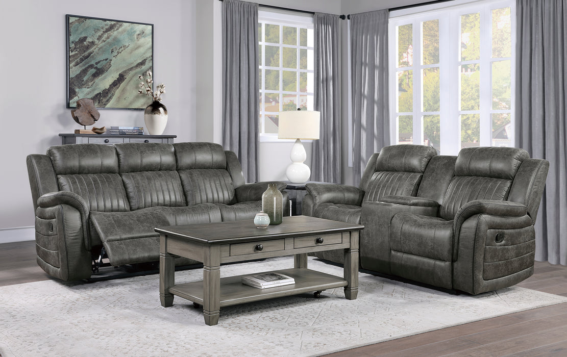 Centeroak Recliner Loveseat GREY