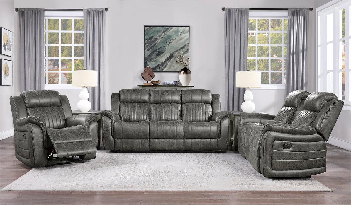 Centeroak Recliner Loveseat GREY