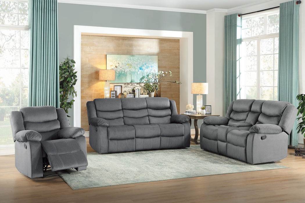 Discus Recliner Loveseat GREY