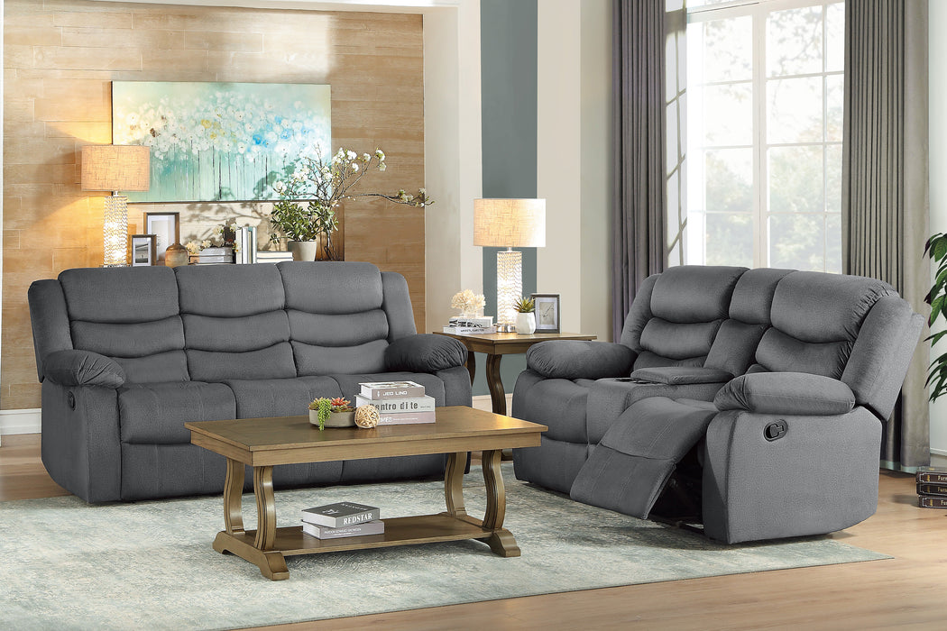 Discus Recliner Loveseat GREY