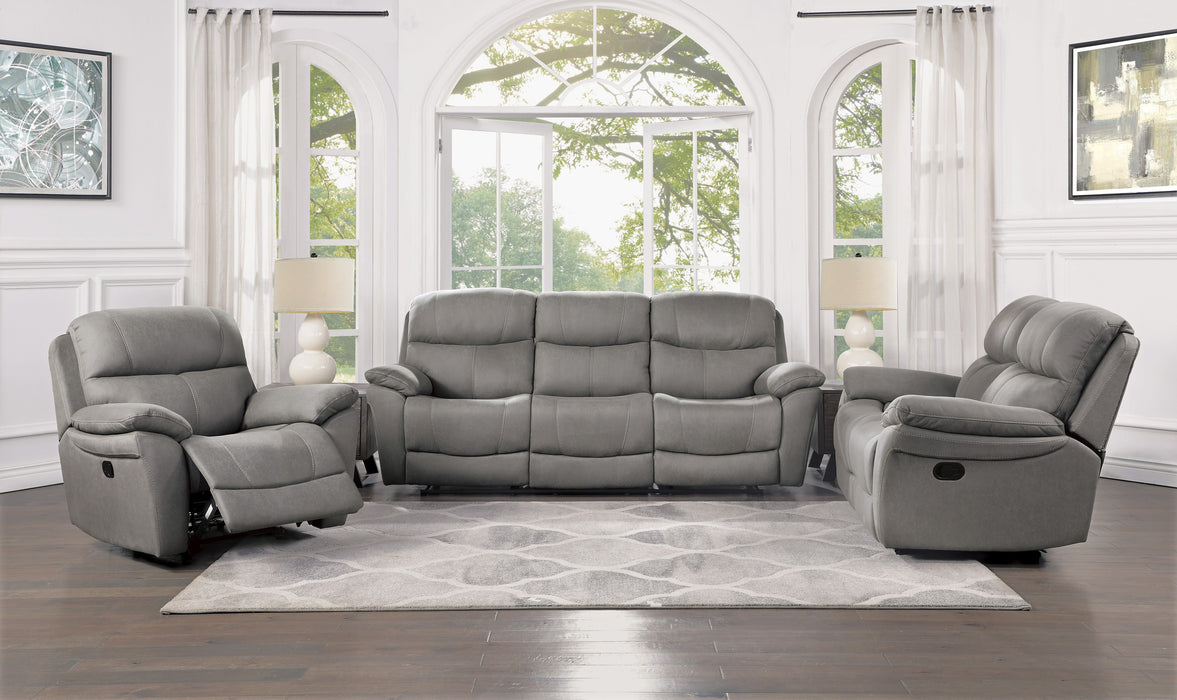 Longvale Recliner Loveseat GREY