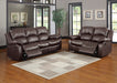 cranley-recliner-loveseat-brown-vinyl