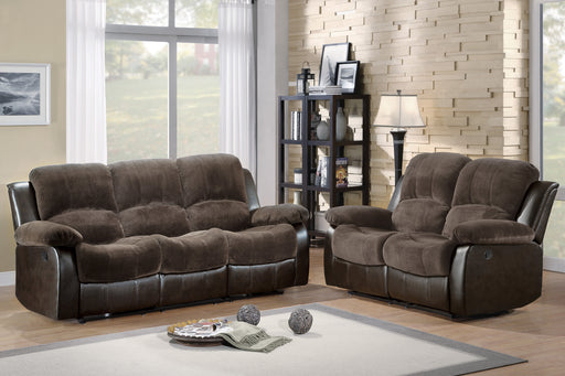 cranley-recliner-loveseat-brown-microfiber