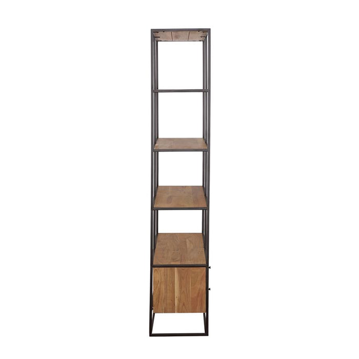 Belcroft 4-drawer Etagere Natural Acacia and Black