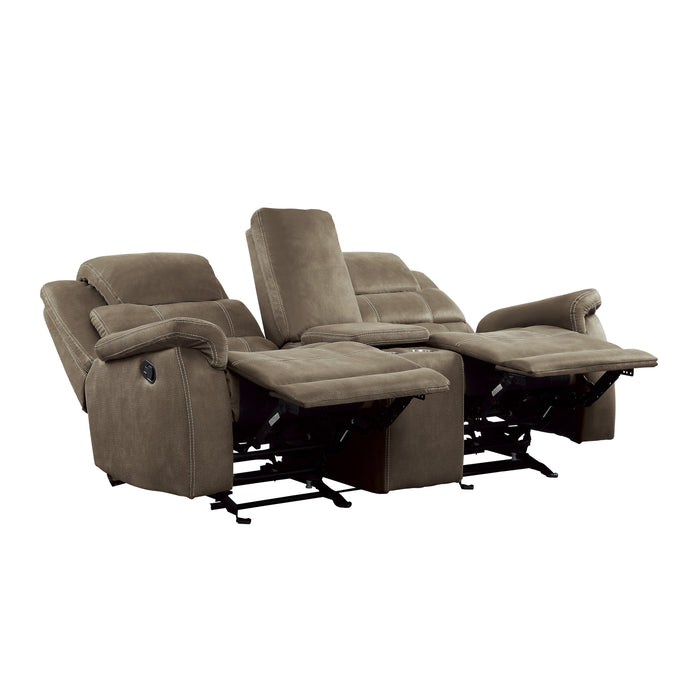 Shola Recliner Loveseat BROWN