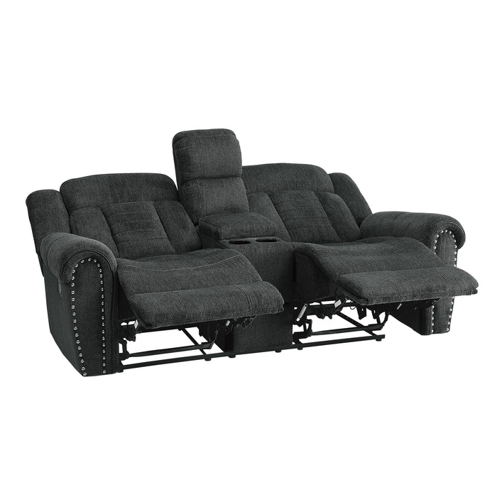 Nutmeg Recliner Loveseat CHARCOAL GREY