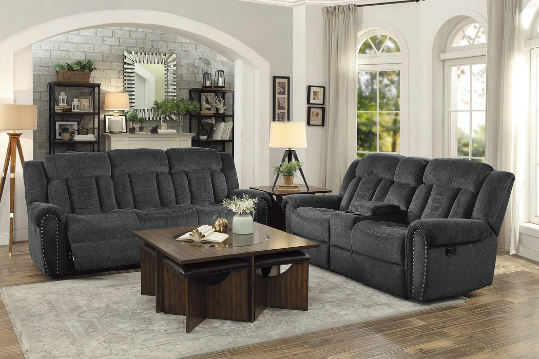 Nutmeg Recliner Loveseat CHARCOAL GREY