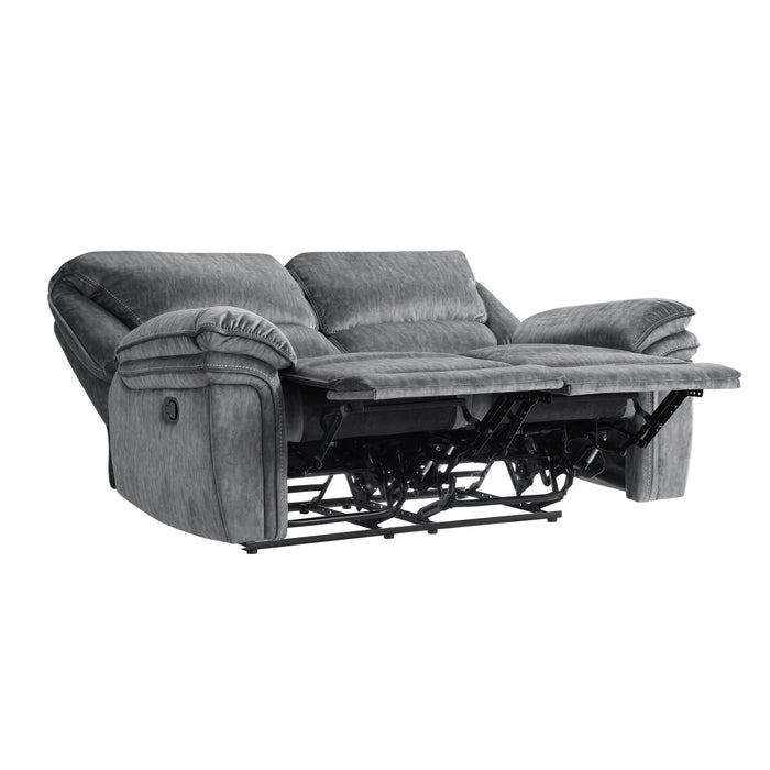 Muirfield Recliner Loveseat GREY