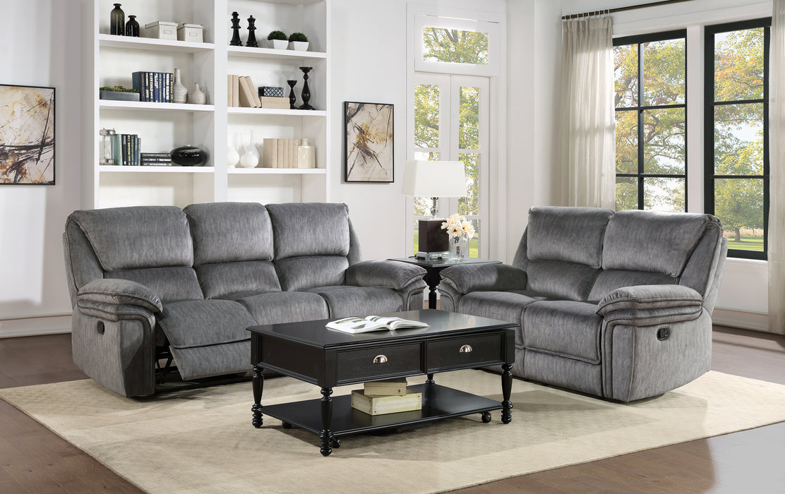 Muirfield Recliner Loveseat GREY