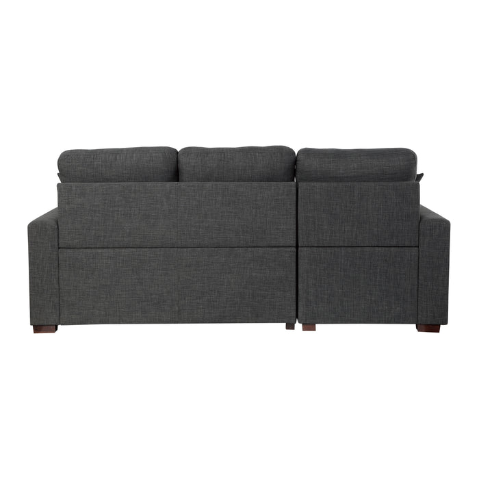 #McCafferty Sectional w/Sleeper & Storage LAF GREY