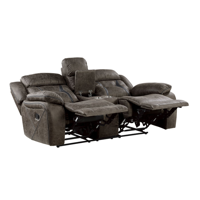 Madrona Recliner Loveseat DARK BROWN