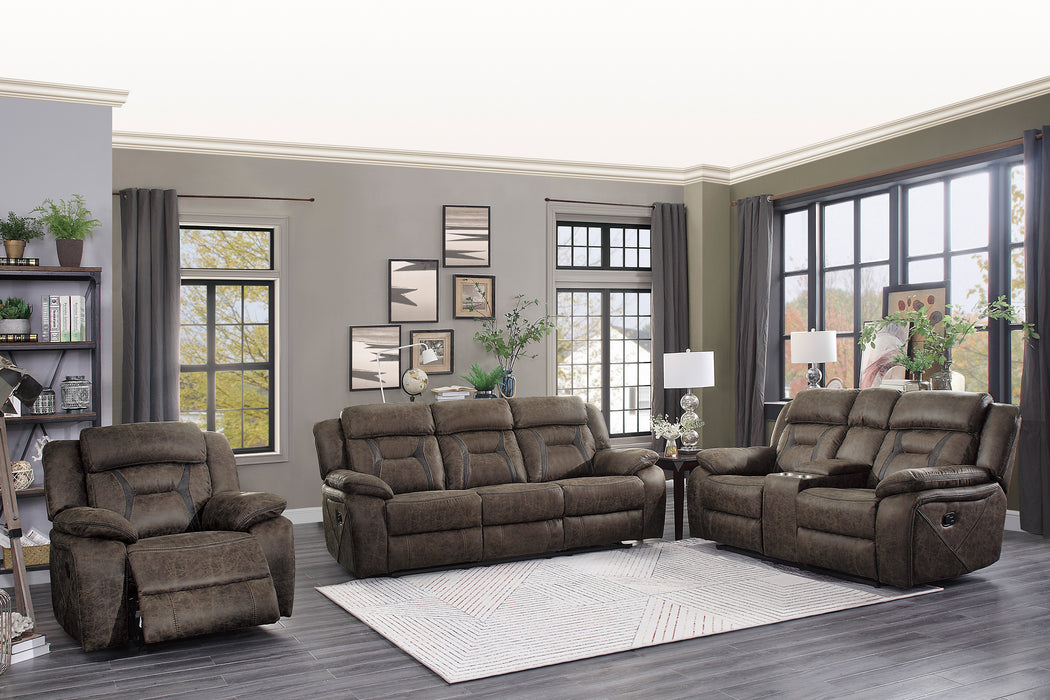 Madrona Recliner Loveseat DARK BROWN