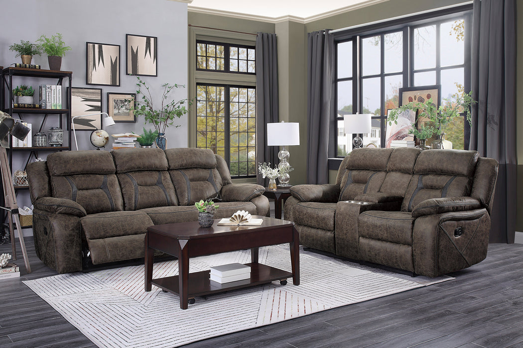 Madrona Recliner Loveseat DARK BROWN