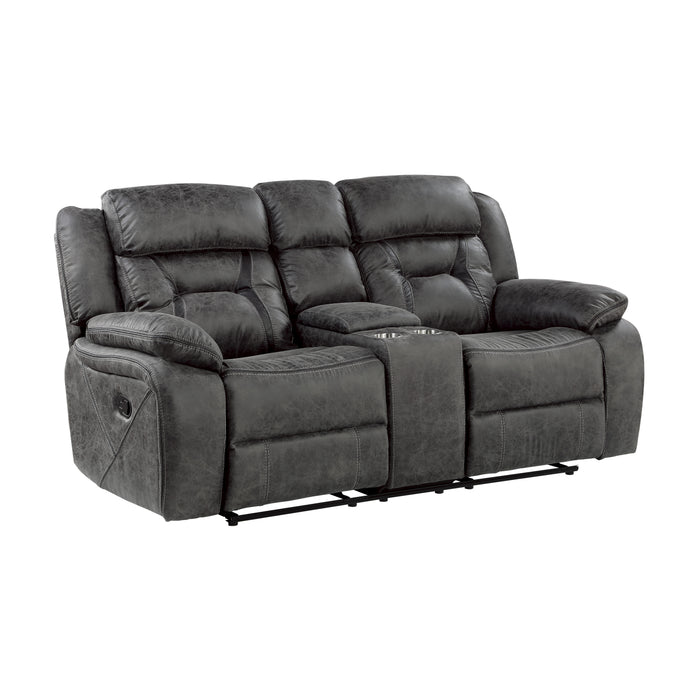 Madrona Recliner Loveseat DARK GREY