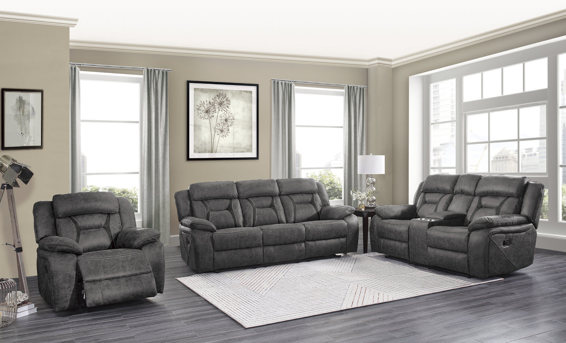 Madrona Recliner Loveseat DARK GREY