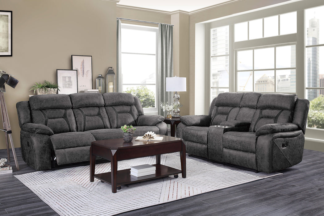 Madrona Recliner Loveseat DARK GREY