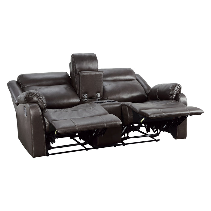 Yerba Recliner Loveseat DARK BROWN