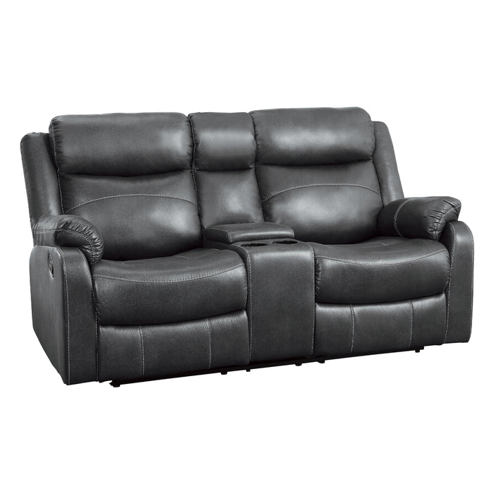 Yerba Recliner Loveseat DARK GREY