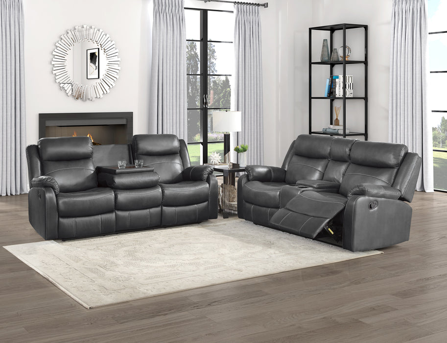 Yerba Recliner Loveseat DARK GREY