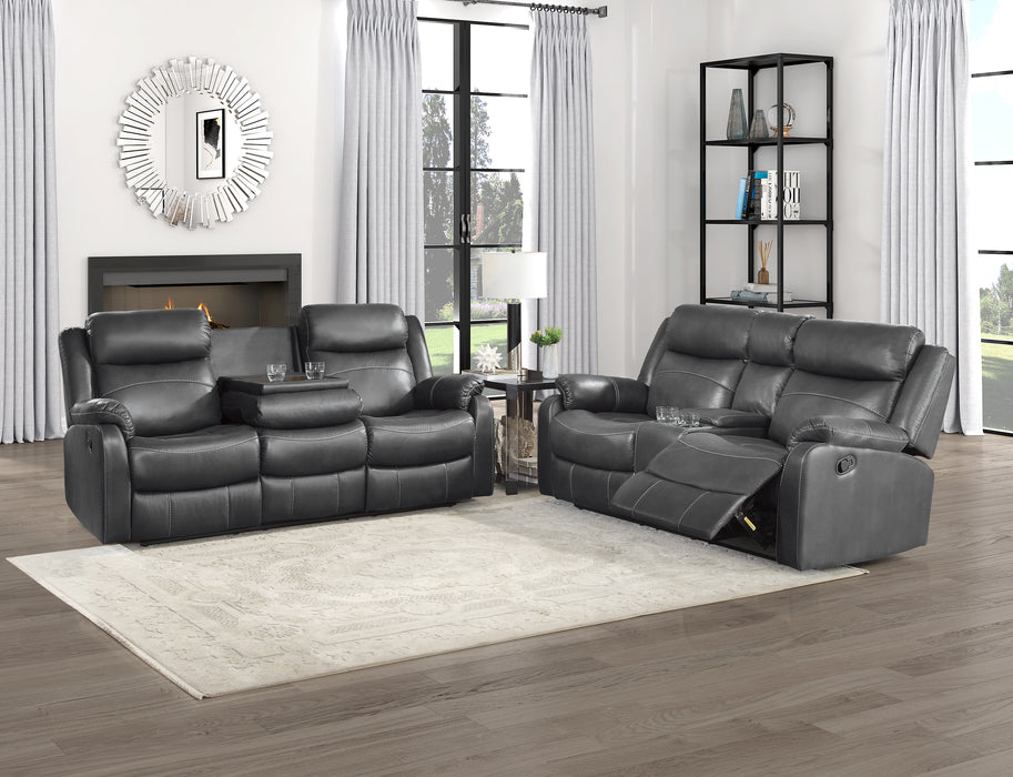 Yerba Recliner Loveseat DARK GREY