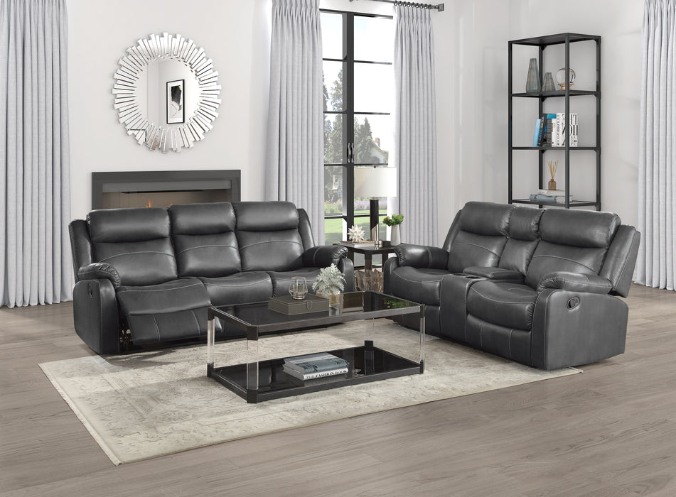 Yerba Recliner Loveseat DARK GREY