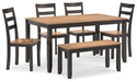 gesthaven-dining-table-with-4-chairs-and-bench-set-of-6